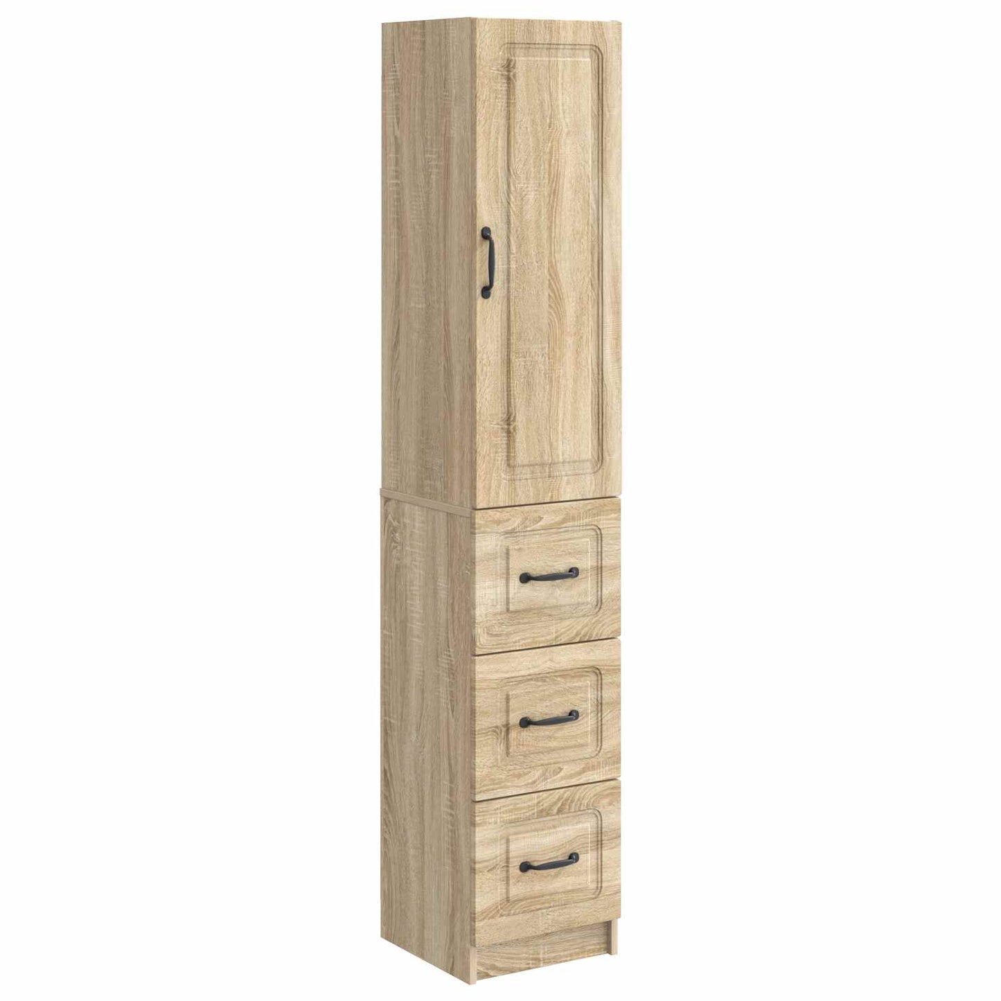 Schrankset 2 stk. 33 x 34,5 x 87 cm Holzwerkstoff Sonoma-Eiche