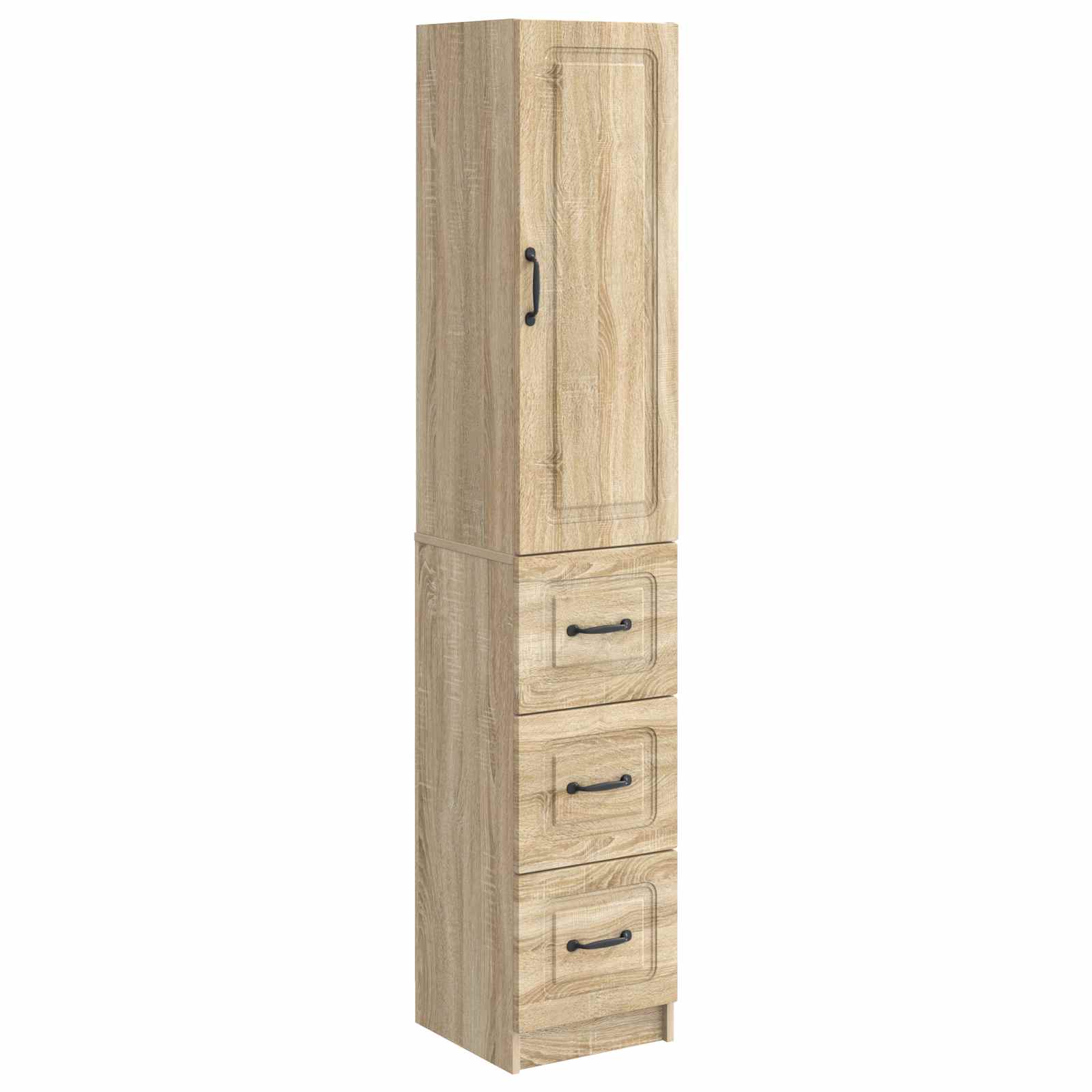 Schrankset 2 stk. 33 x 34,5 x 87 cm Holzwerkstoff Sonoma-Eiche
