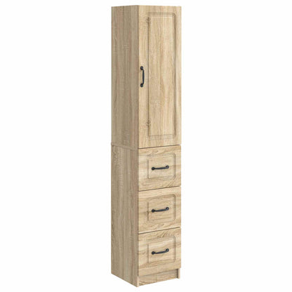 Schrankset 2 stk. 33 x 34,5 x 87 cm Holzwerkstoff Sonoma-Eiche