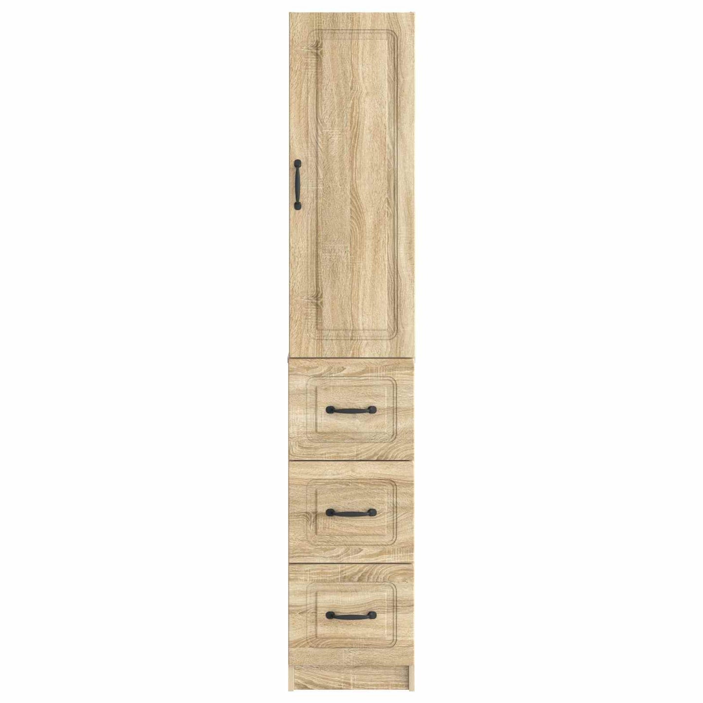 Schrankset 2 stk. 33 x 34,5 x 87 cm Holzwerkstoff Sonoma-Eiche