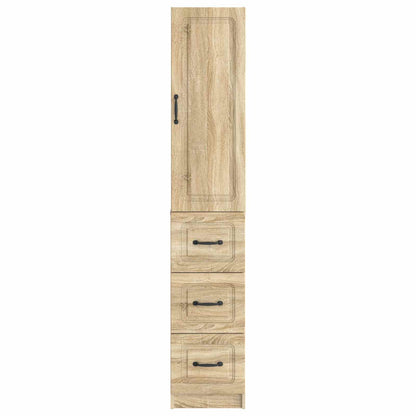 Schrankset 2 stk. 33 x 34,5 x 87 cm Holzwerkstoff Sonoma-Eiche