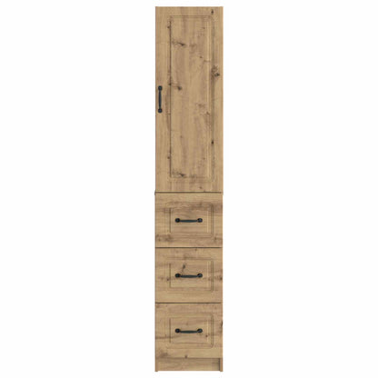 Schrankset 2 stk. 33 x 34,5 x 87 cm Holzwerkstoff Artisan-Eiche
