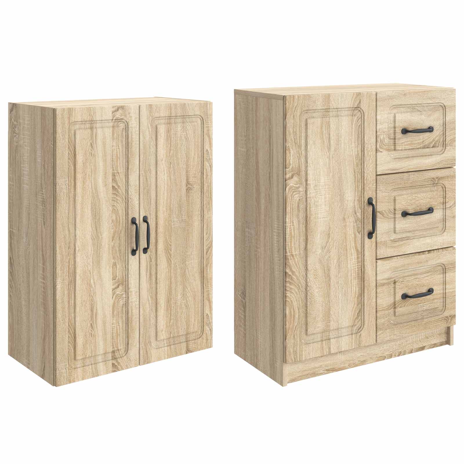 Schrankset 2 pcs Sonoma-Eiche Holzwerkstoff