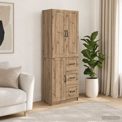 Schrankset 2 stk. Artisan-Eiche Holzwerkstoff