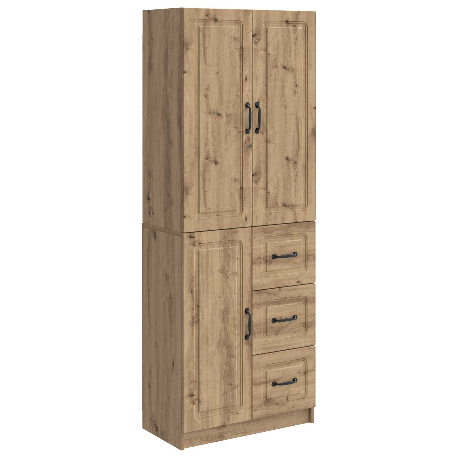 Schrankset 2 Stk. Artisan-Eiche Holzwerkstoff
