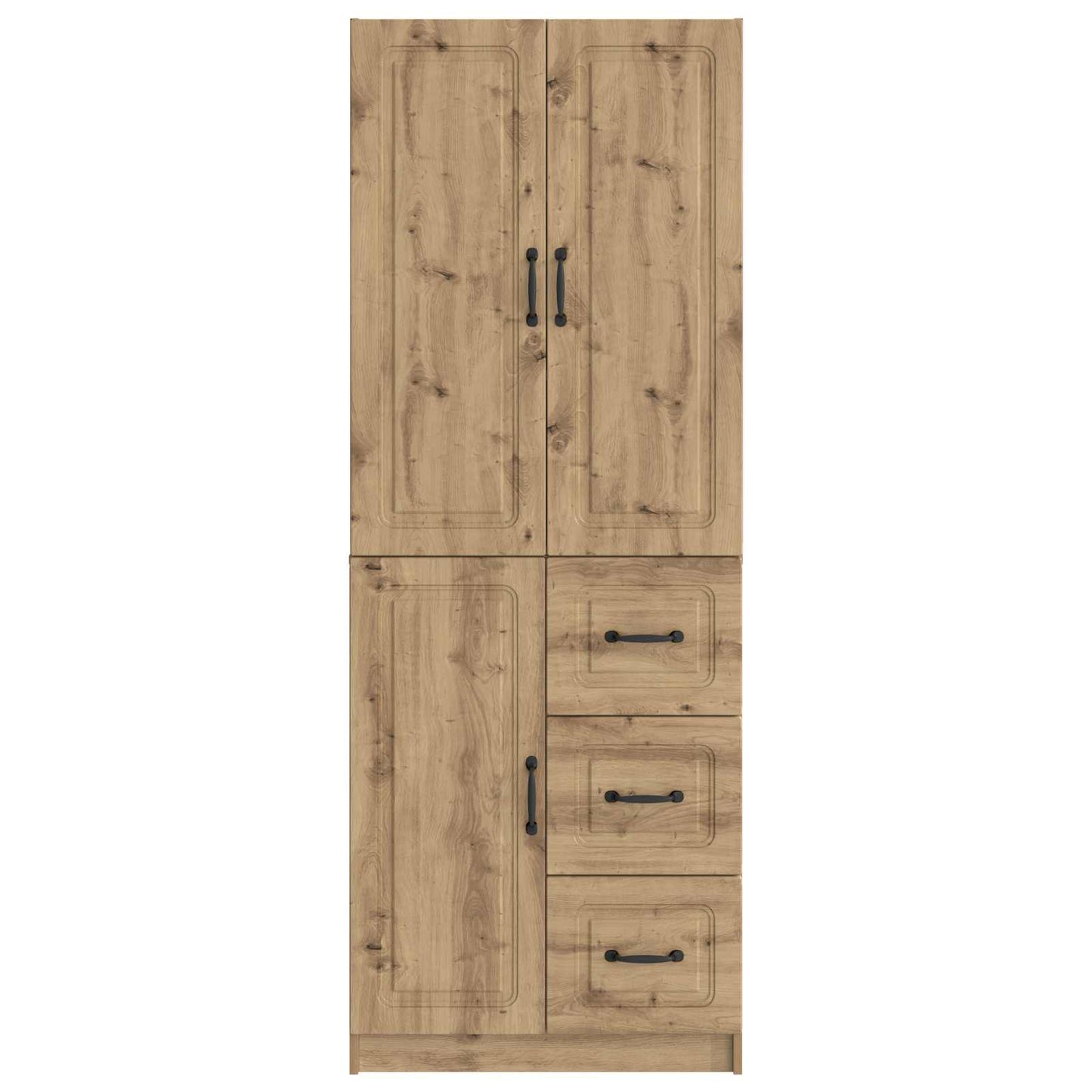 Schrankset 2 Stk. Artisan-Eiche Holzwerkstoff