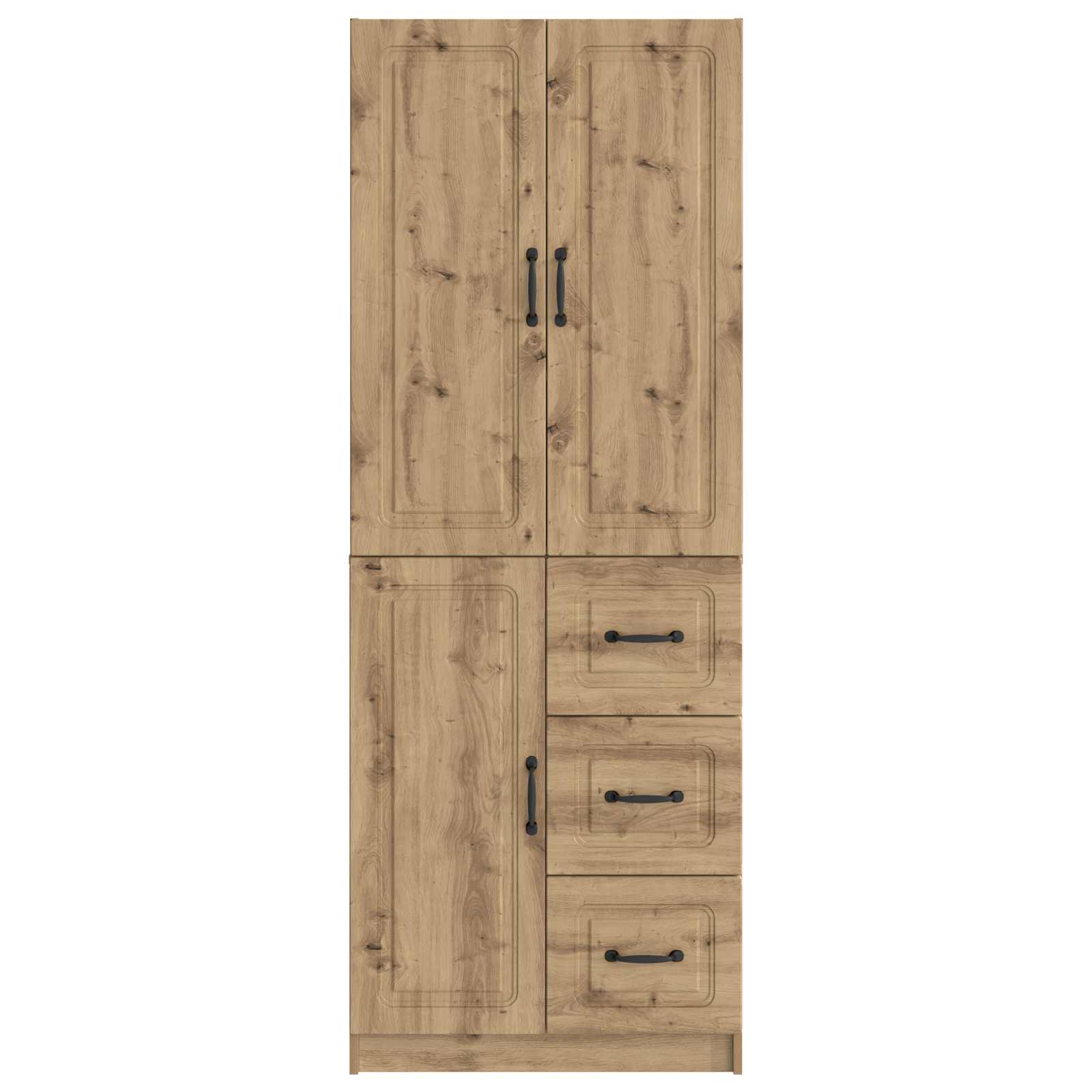 Schrankset 2 Stk. Artisan-Eiche Holzwerkstoff