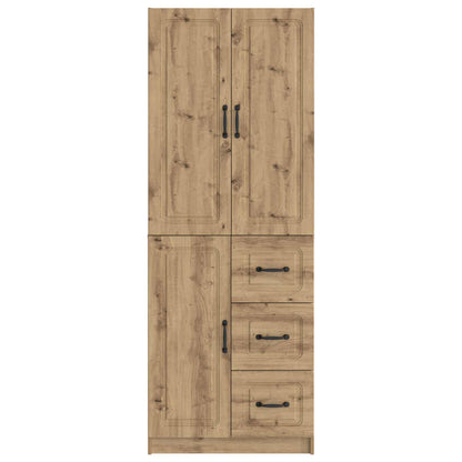 Schrankset 2 stk. Artisan-Eiche Holzwerkstoff