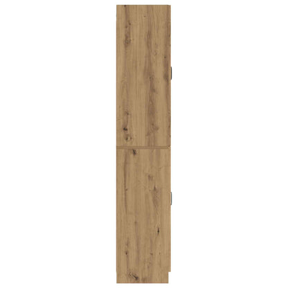 Schrankset 2 stk. Artisan-Eiche Holzwerkstoff