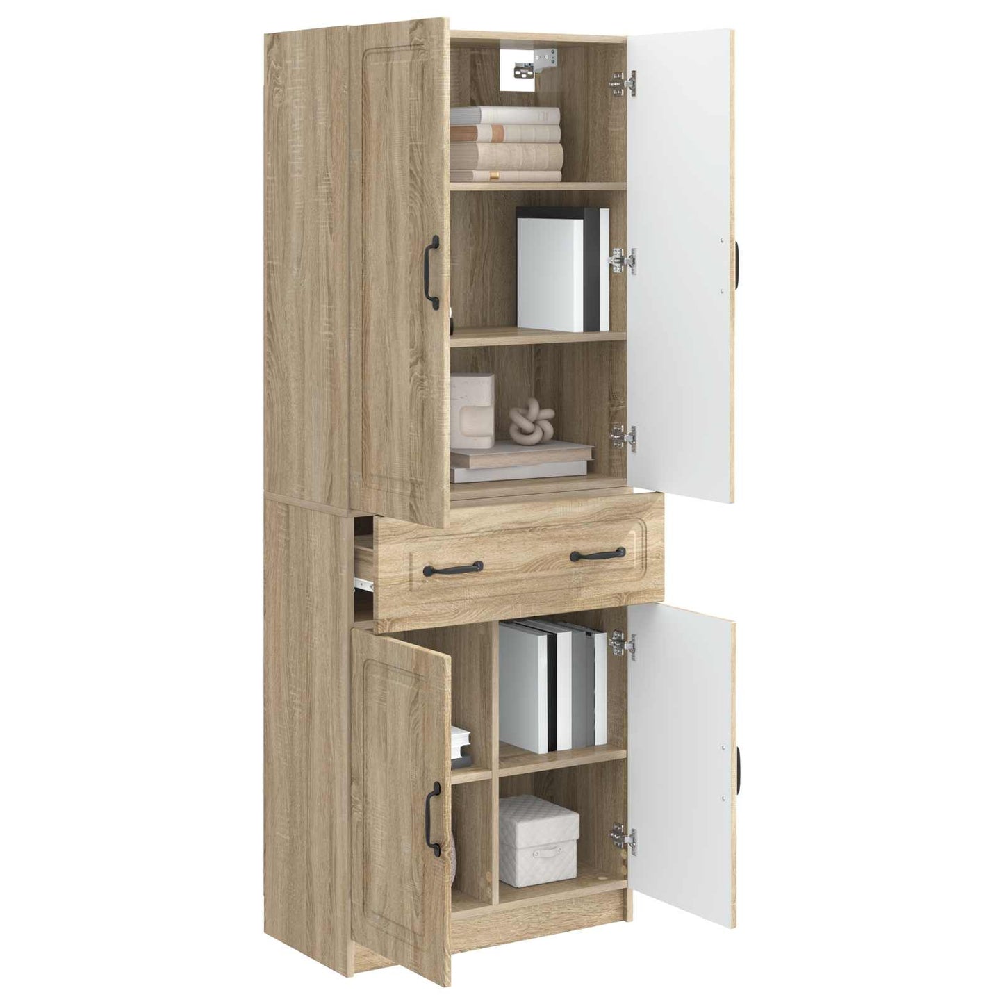 Schrankset 2 pcs Sonoma-Eiche Holzwerkstoff