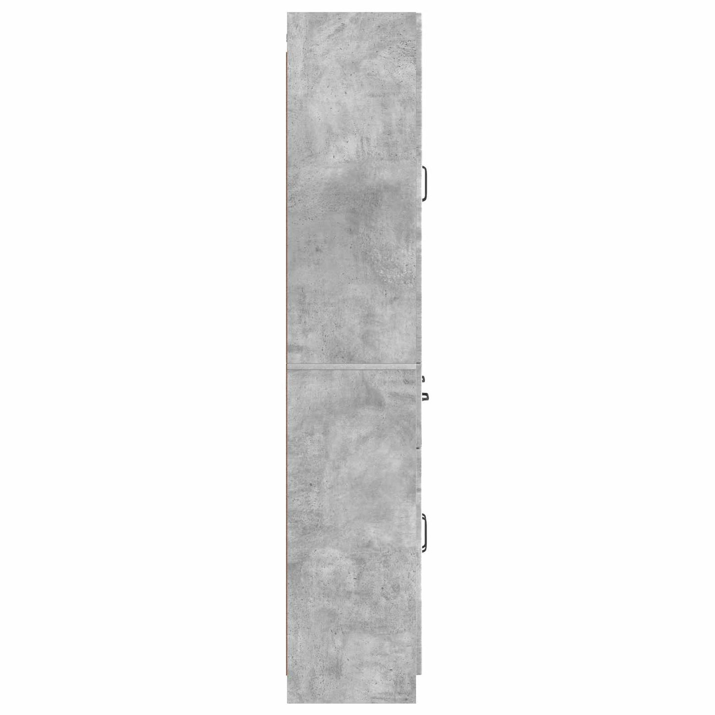 Schrankset 2 pcs Betongrau Holzwerkstoff