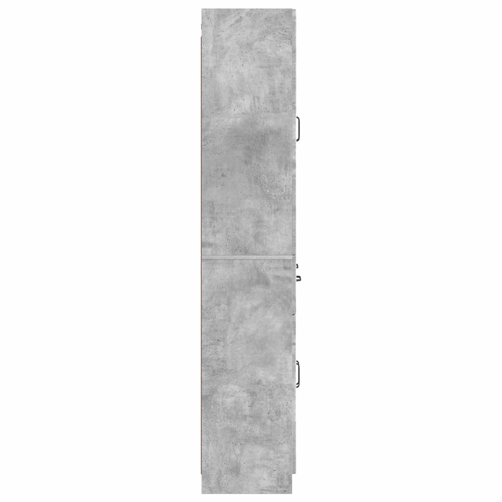 Schrankset 2 pcs Betongrau Holzwerkstoff