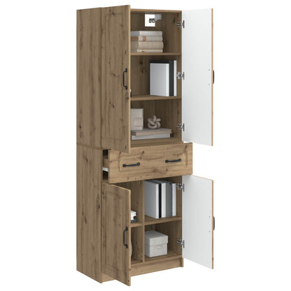 Schrankset 2 stk. Artisan-Eiche Holzwerkstoff