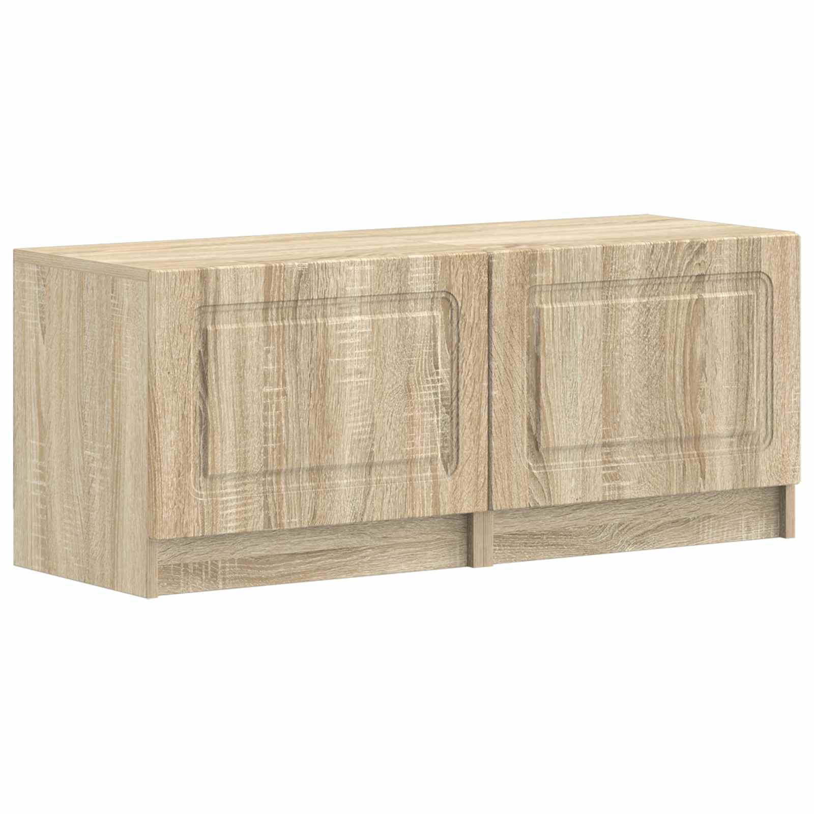 5-teiliges LED TV Schrank Sonoma-Eiche Holzwerkstoff