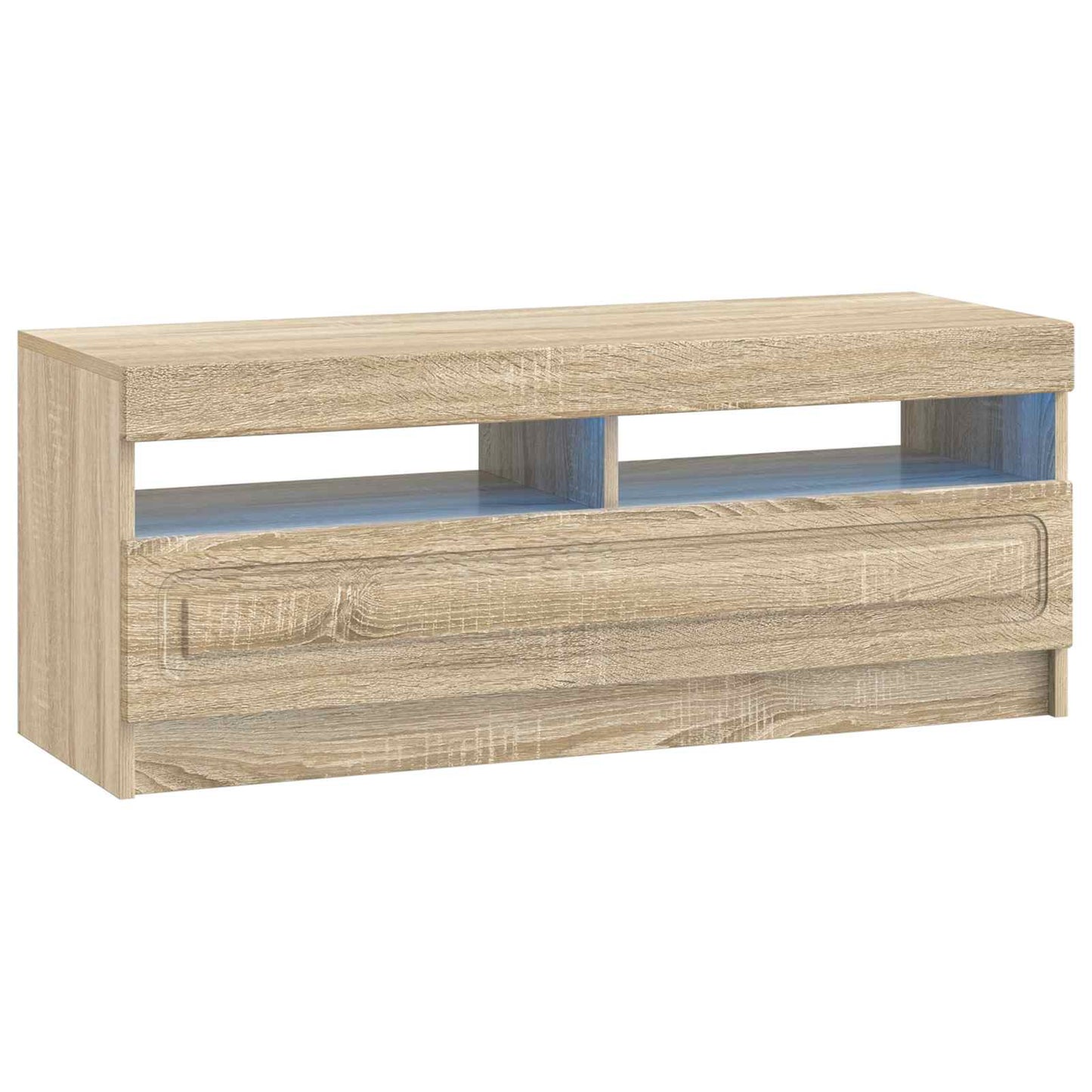 5-teiliges LED TV Schrank Sonoma-Eiche Holzwerkstoff