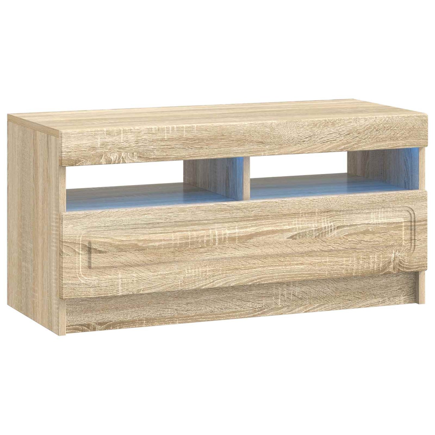 5-teiliges LED TV Schrank Sonoma-Eiche Holzwerkstoff