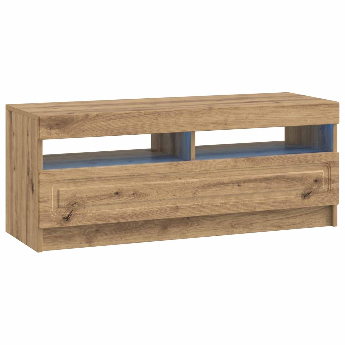 5-teiliges LED TV Schrank Artisan-Eiche Holzwerkstoff
