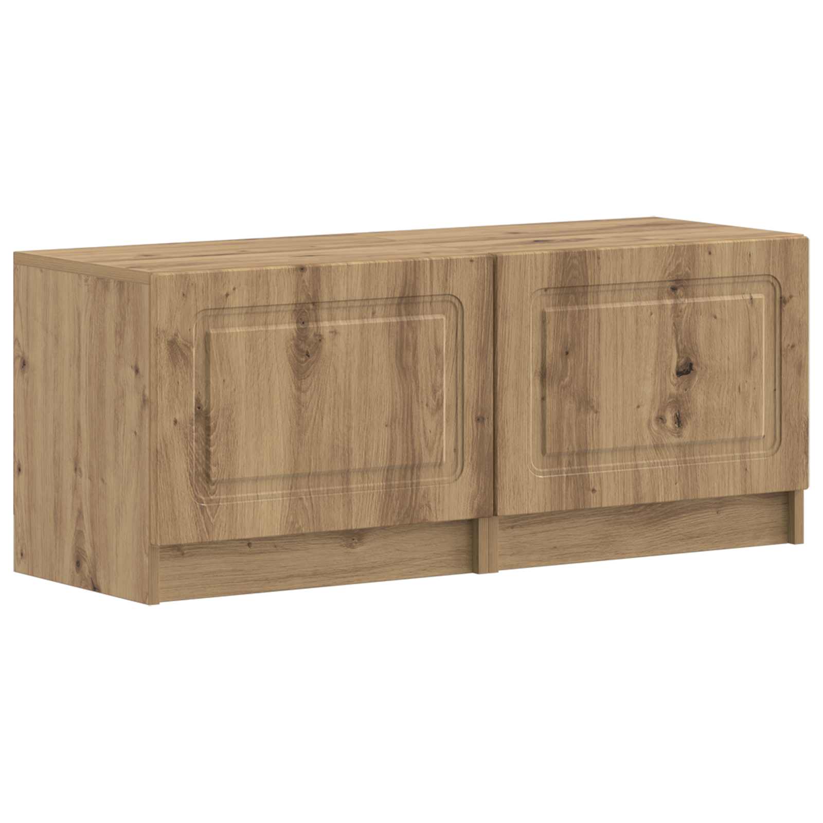 5-teiliges LED TV Schrank Artisan-Eiche Holzwerkstoff
