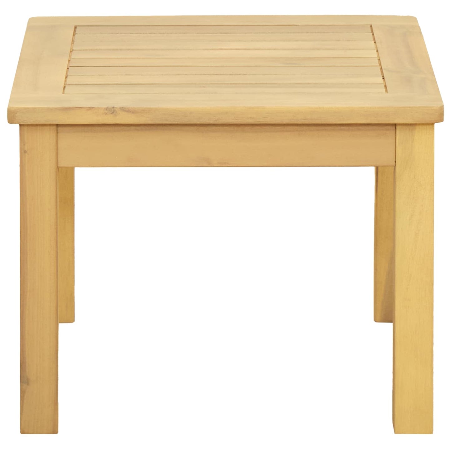 Couchtisch Helles Akazienholz 45 x 45 x 36 cm Massivholz Akazie