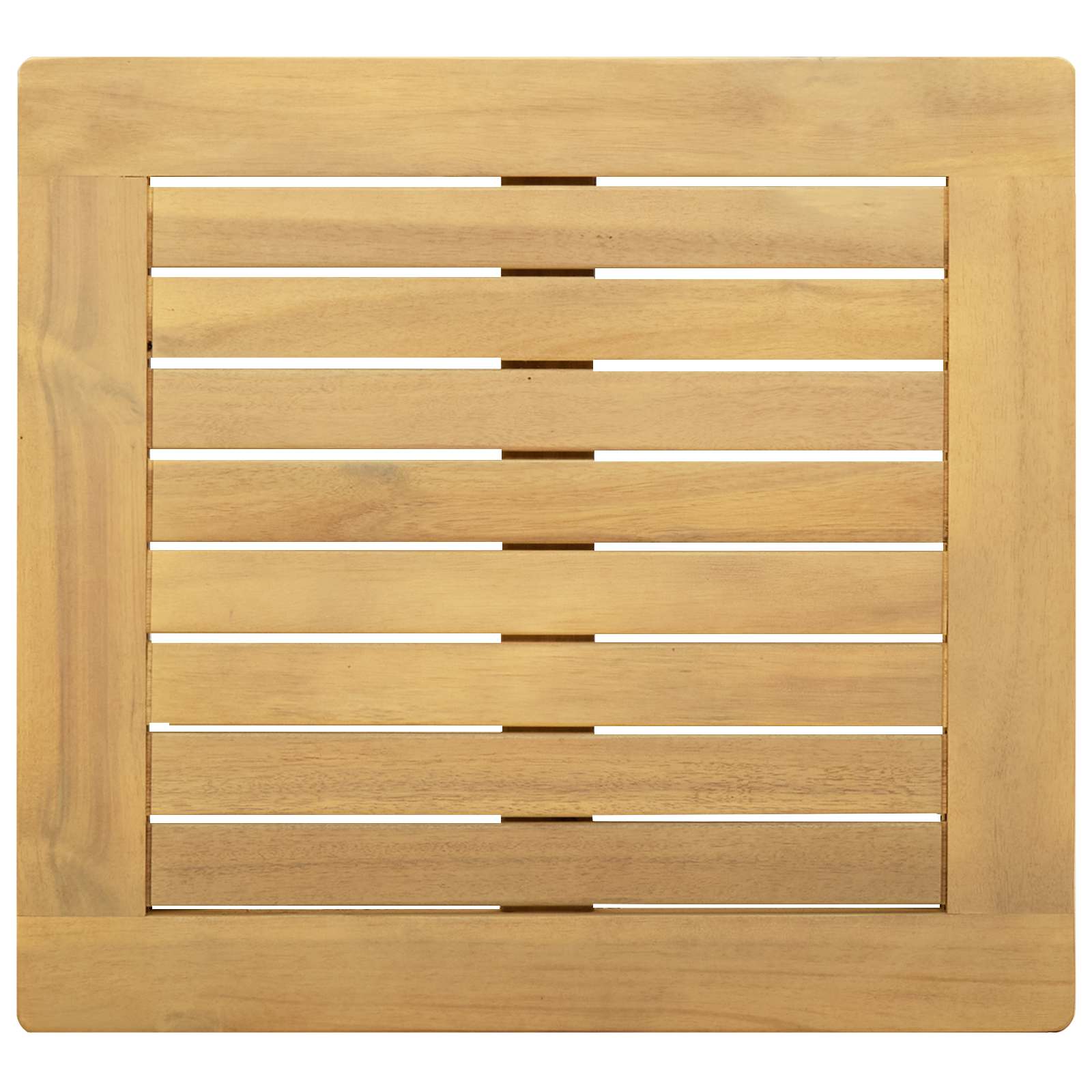Couchtisch Helles Akazienholz 45 x 45 x 36 cm Massivholz Akazie