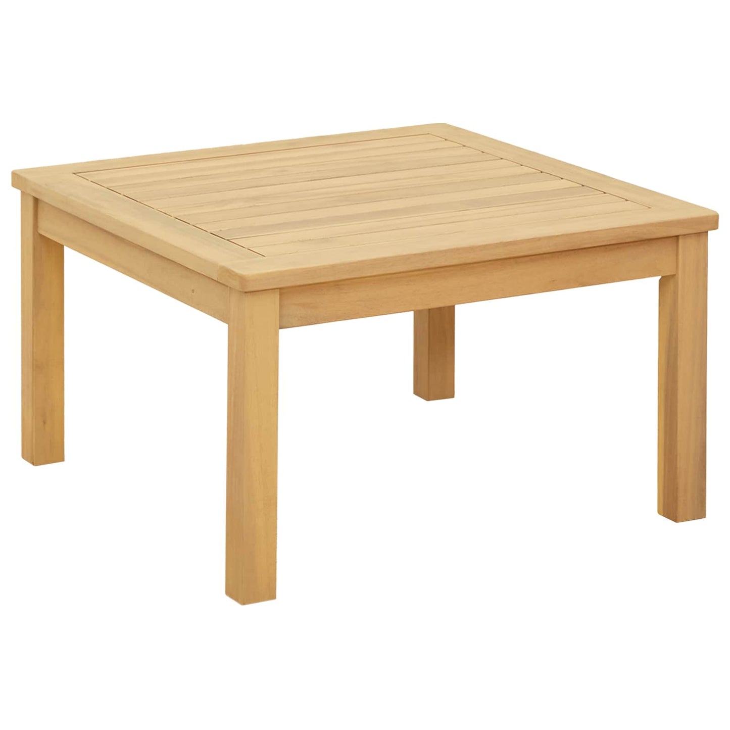 Couchtisch Helles Akazienholz 60 x 60 x 36 cm Massivholz Akazie