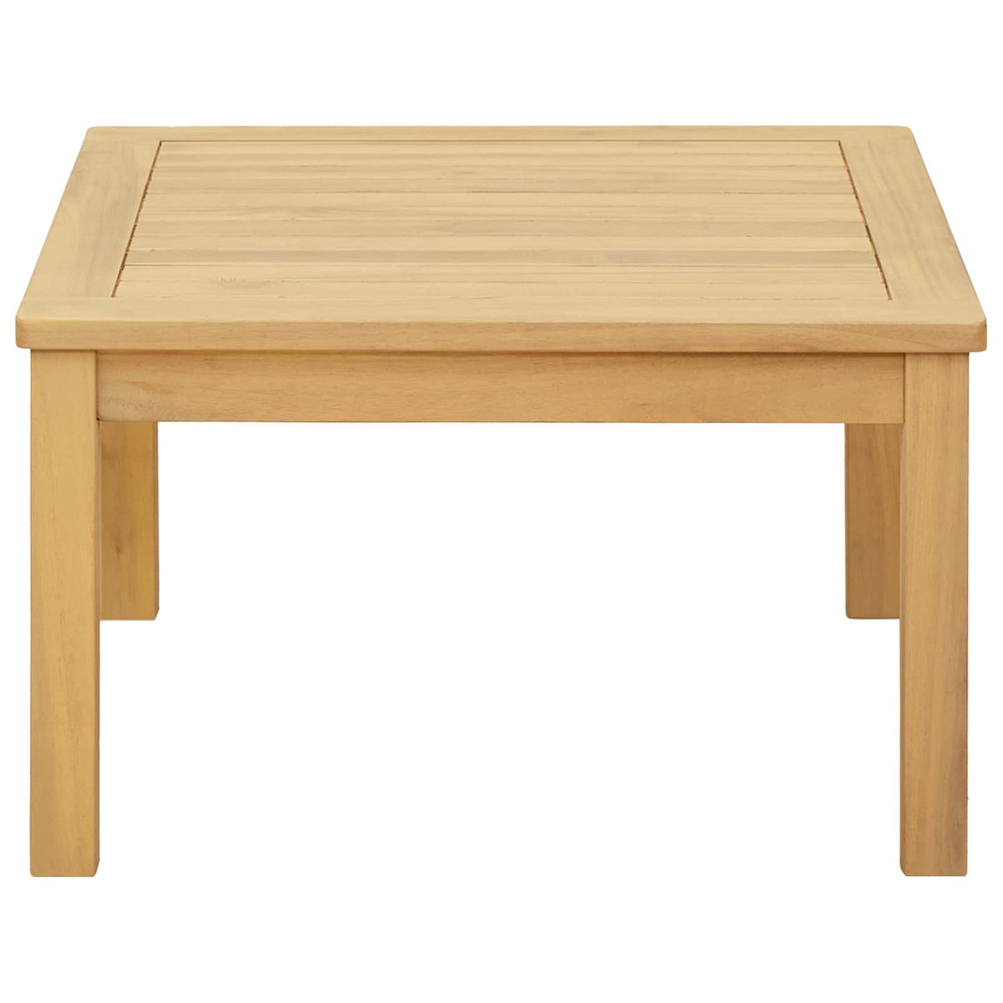 Couchtisch Helles Akazienholz 60 x 60 x 36 cm Massivholz Akazie