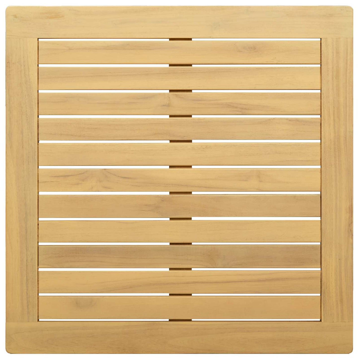 Couchtisch Helles Akazienholz 60 x 60 x 36 cm Massivholz Akazie