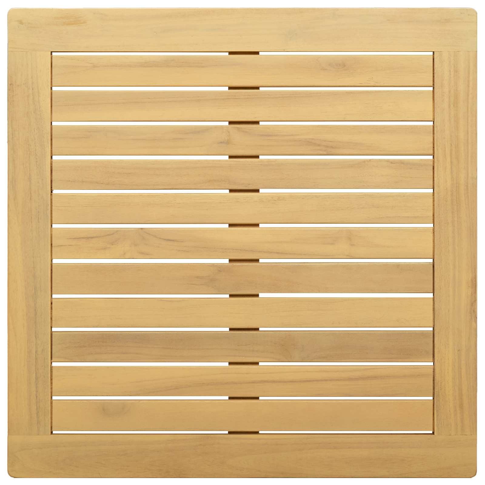 Couchtisch Helles Akazienholz 60 x 60 x 36 cm Massivholz Akazie