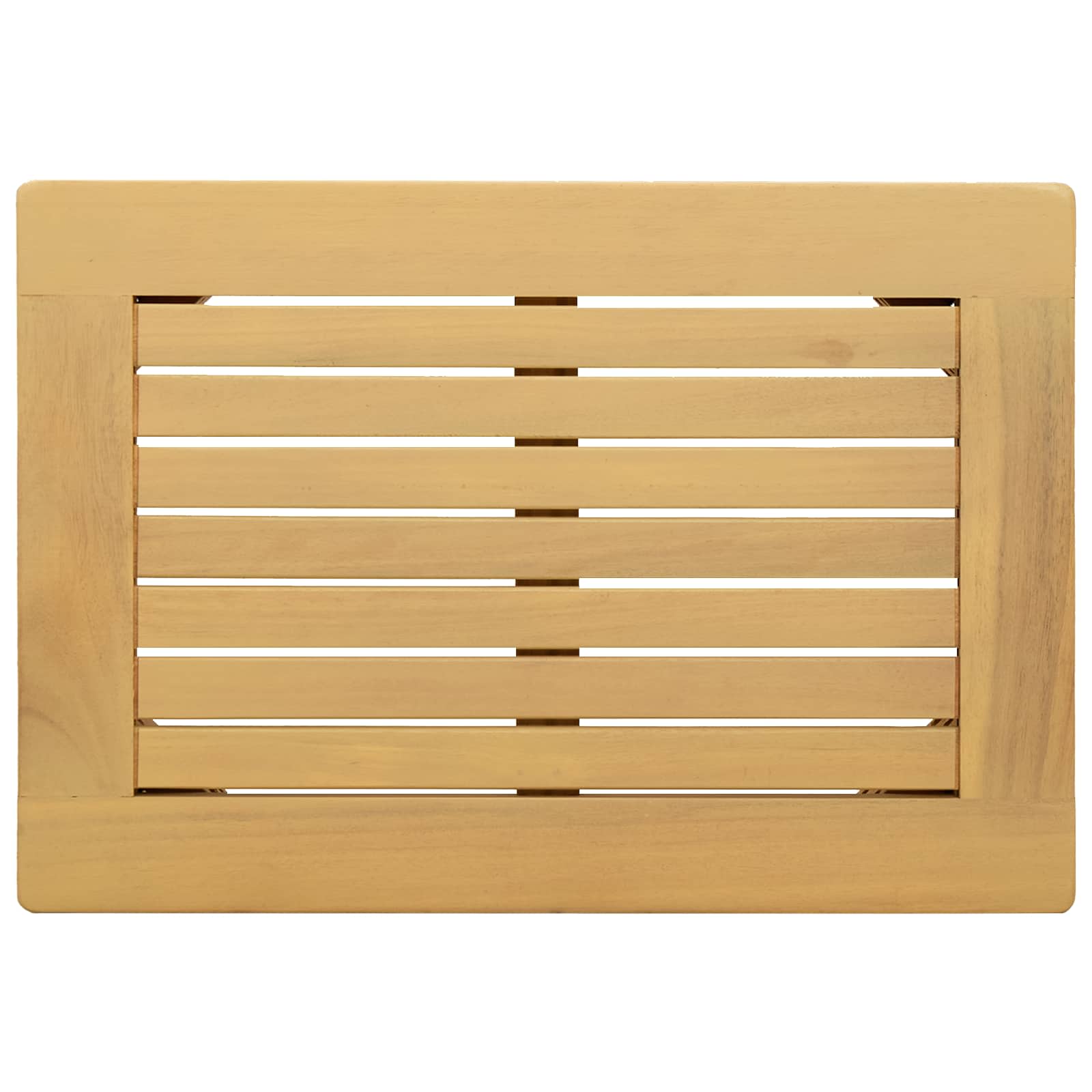 Couchtisch Helles Akazienholz 50 x 35 x 36 cm Massivholz Akazie