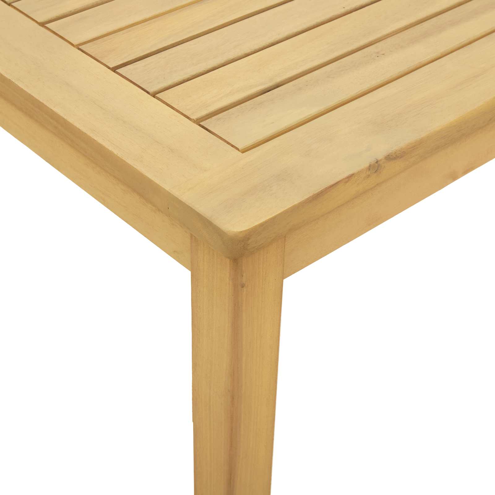 Couchtisch Helles Akazienholz 70 x 40 x 36 cm Massivholz Akazie