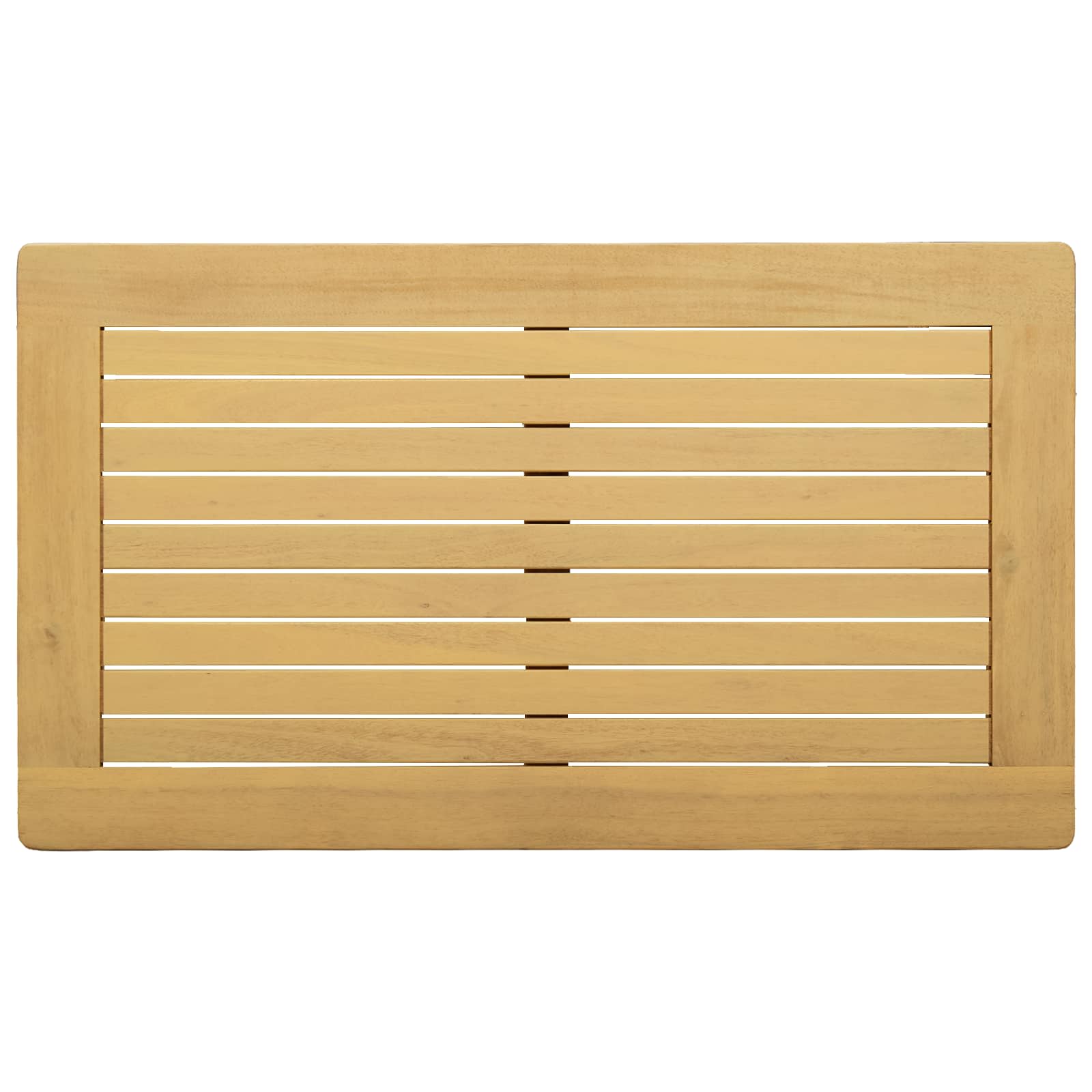 Couchtisch Helles Akazienholz 70 x 40 x 36 cm Massivholz Akazie
