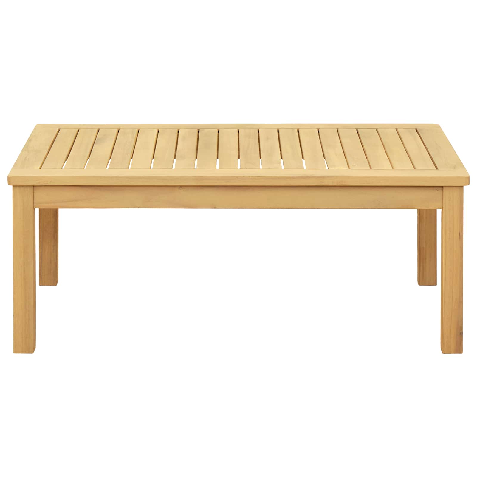 Couchtisch Helles Akazienholz 90 x 50 x 36 cm Massivholz Akazie