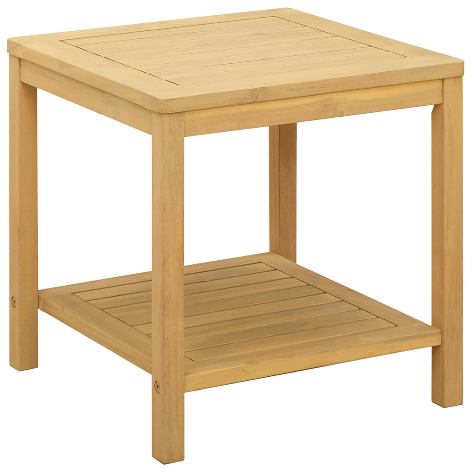 Beistelltisch Öl-Natur 45 x 45 x 45 cm Massivholz Akazie