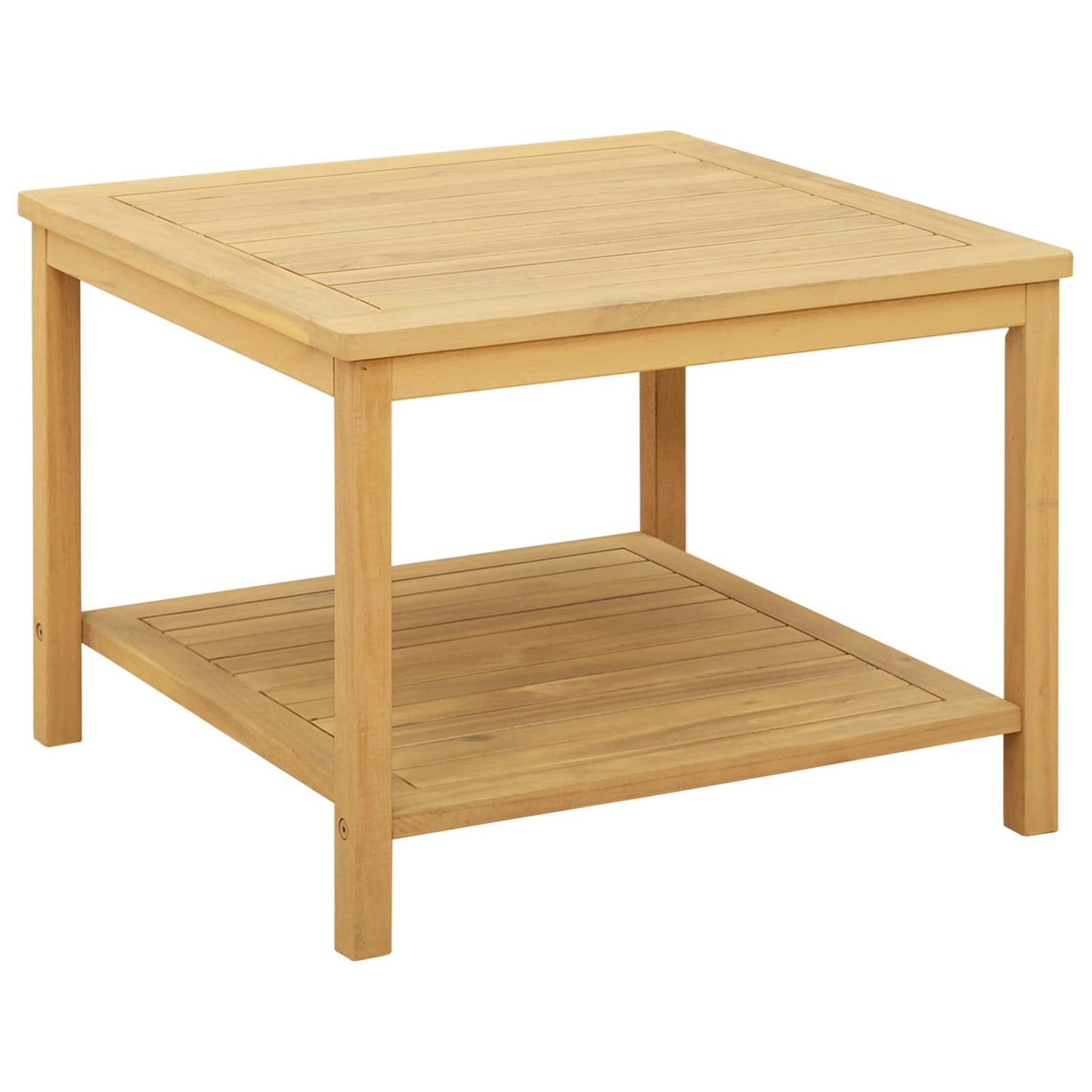 Beistelltisch Öl-Natur 60 x 60 x 45 cm Massivholz Akazie