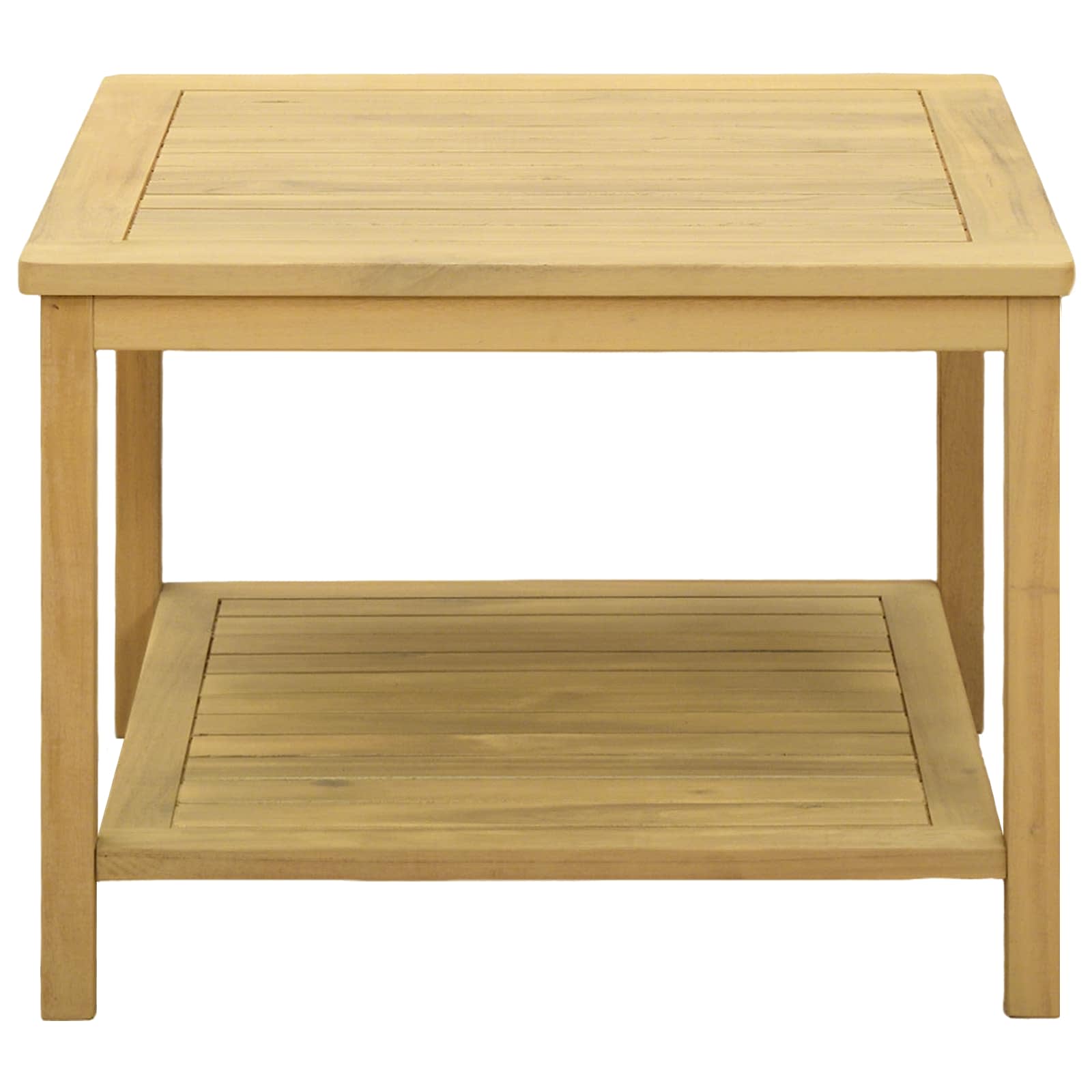 Beistelltisch Öl-Natur 60 x 60 x 45 cm Massivholz Akazie
