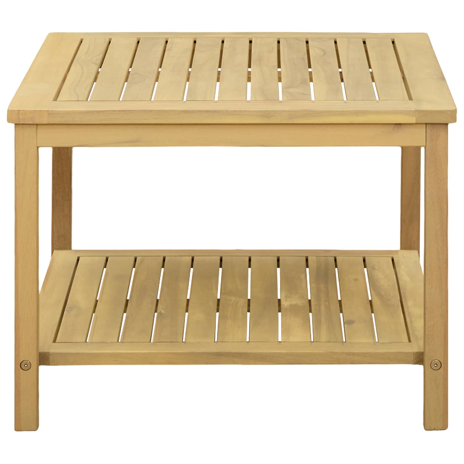 Beistelltisch Öl-Natur 60 x 60 x 45 cm Massivholz Akazie