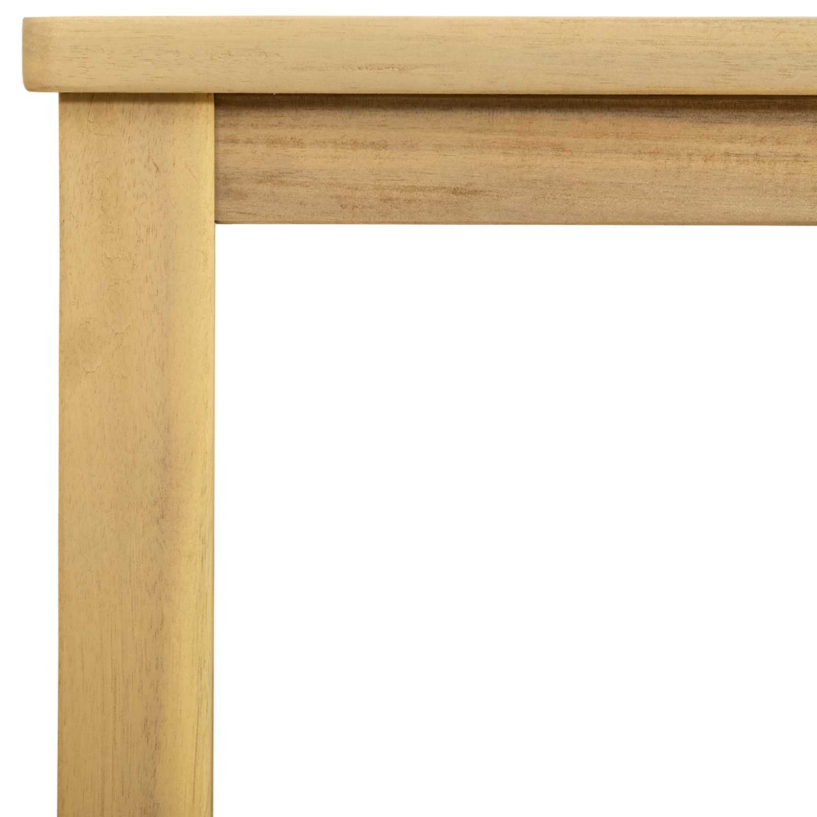 Gartenkonsole Tisch Helles Akazienholz 110 x 40 x 75 cm