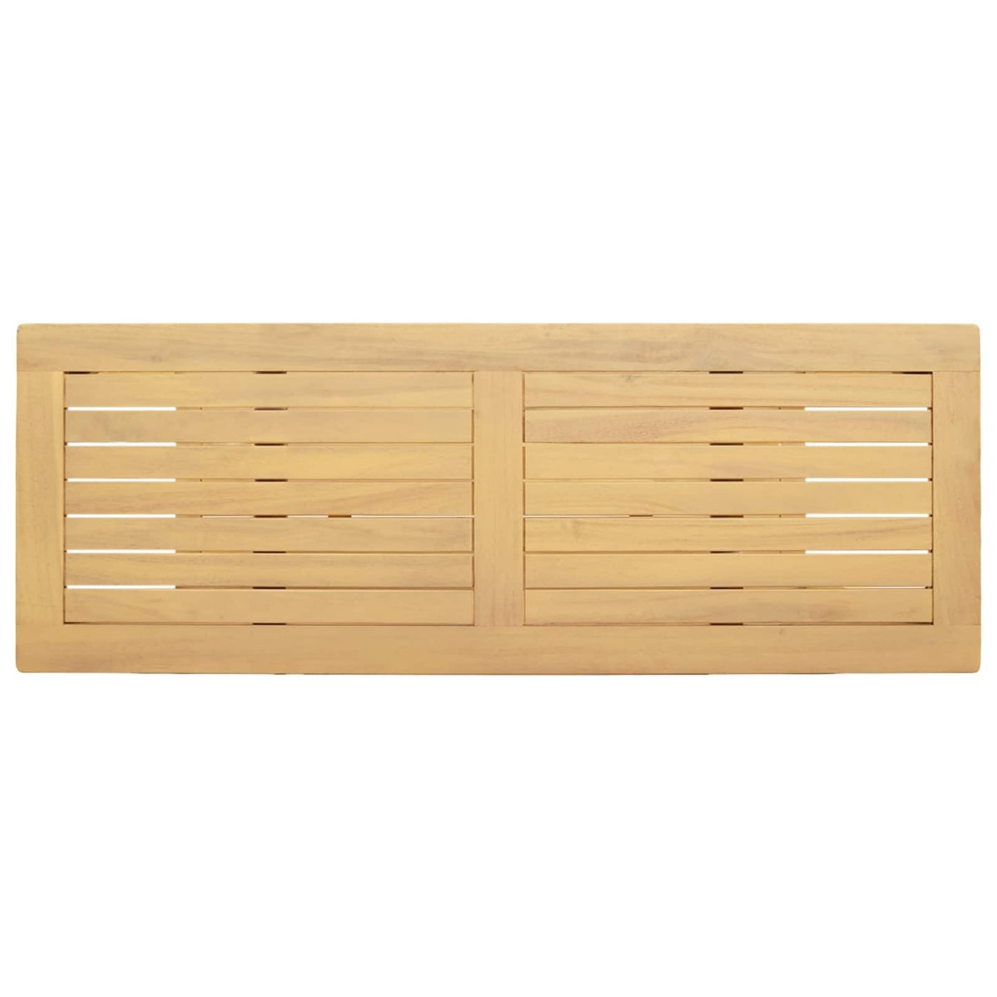 Gartenkonsole Tisch Helles Akazienholz 110 x 40 x 75 cm