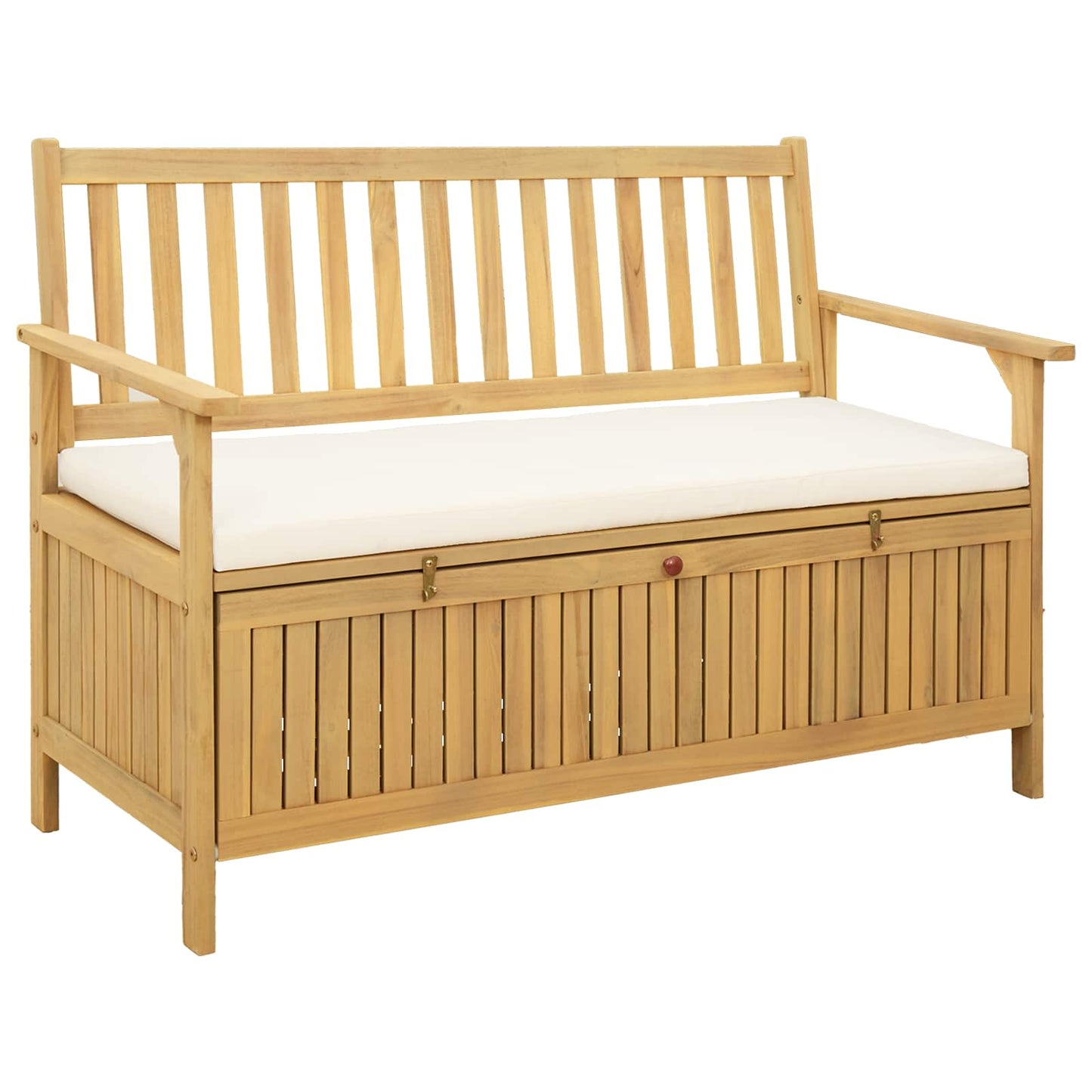 Garten-Aufbewahrungsbank 2 -Seater 120 x 63 x 84 cm Rechteckig