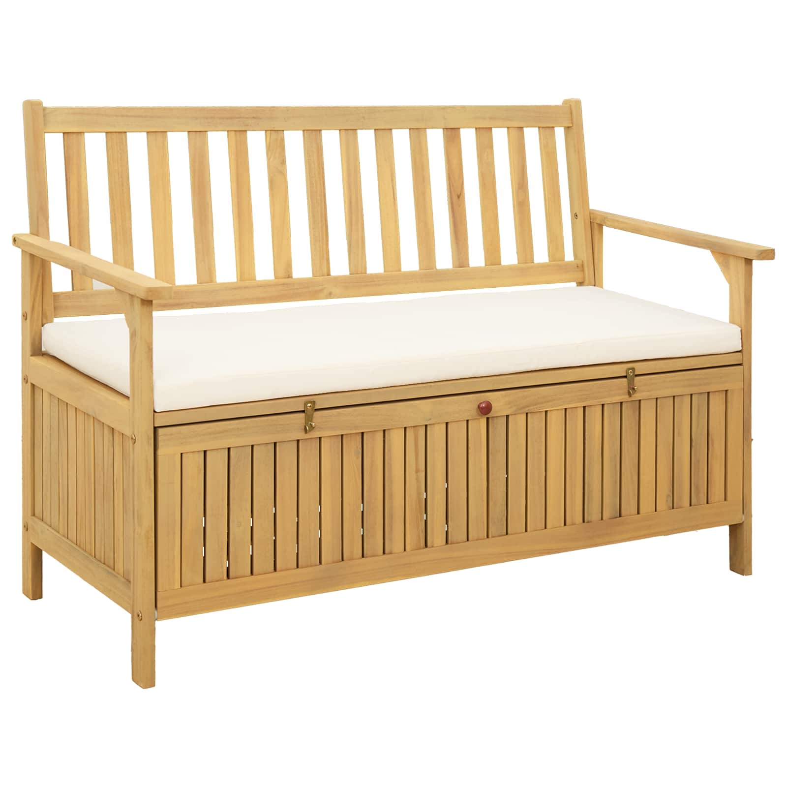 Garten-Aufbewahrungsbank 2 -Seater 120 x 63 x 84 cm Rechteckig