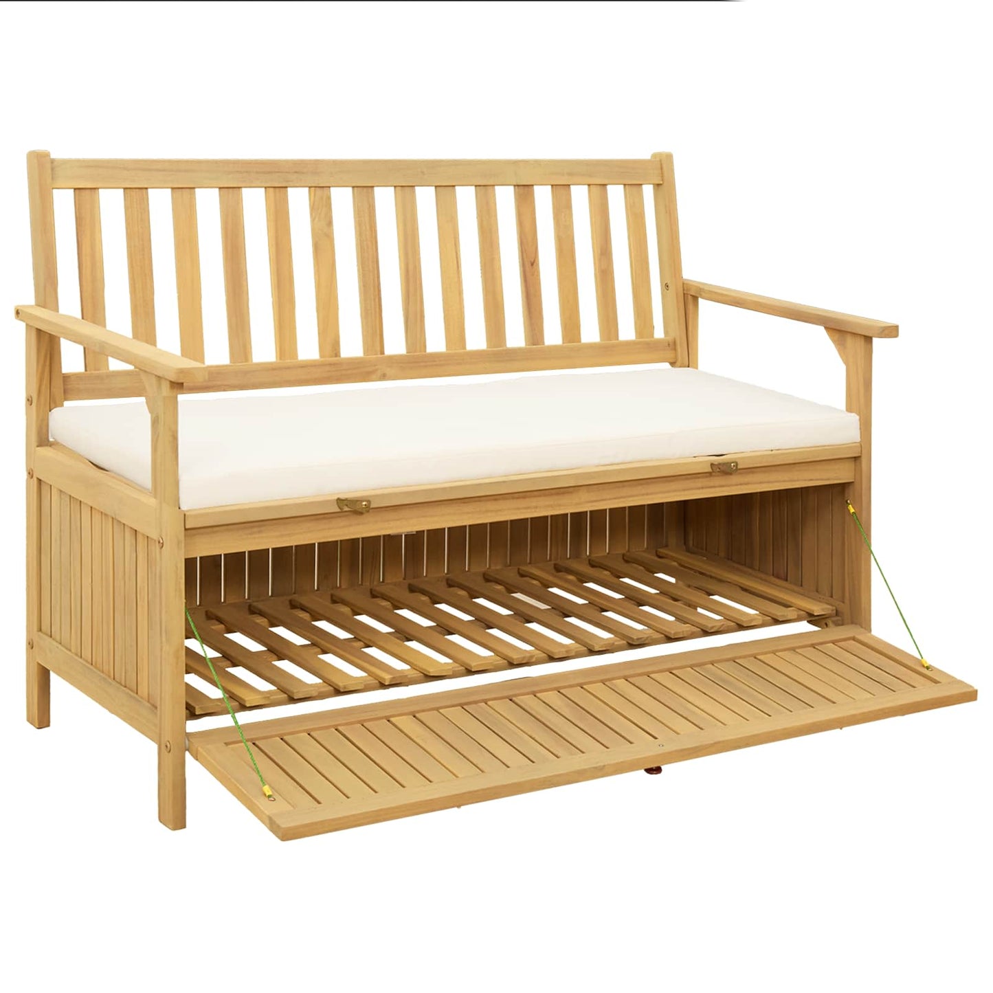Garten-Aufbewahrungsbank 2 -Seater 120 x 63 x 84 cm Rechteckig