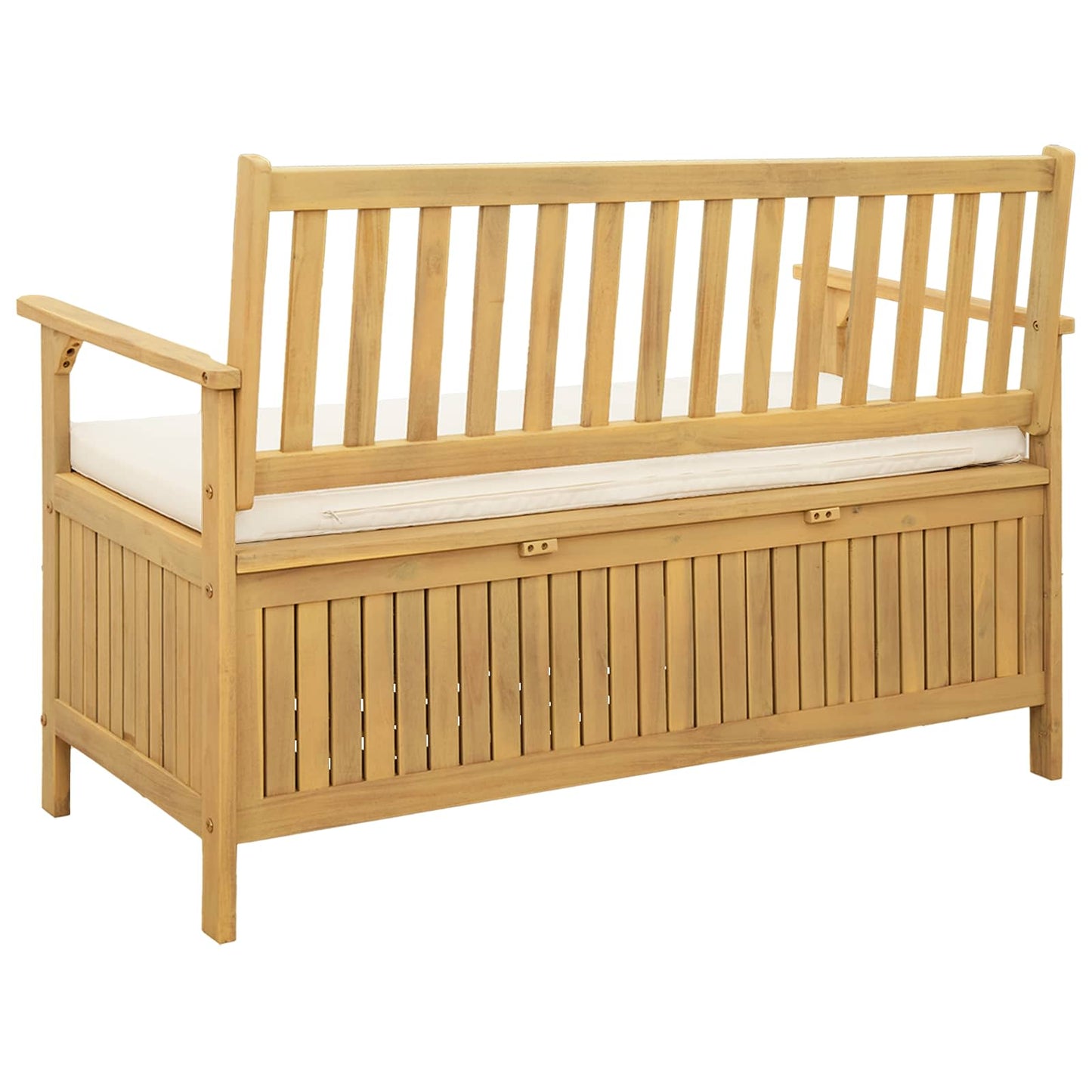 Garten-Aufbewahrungsbank 2 -Seater 120 x 63 x 84 cm Rechteckig