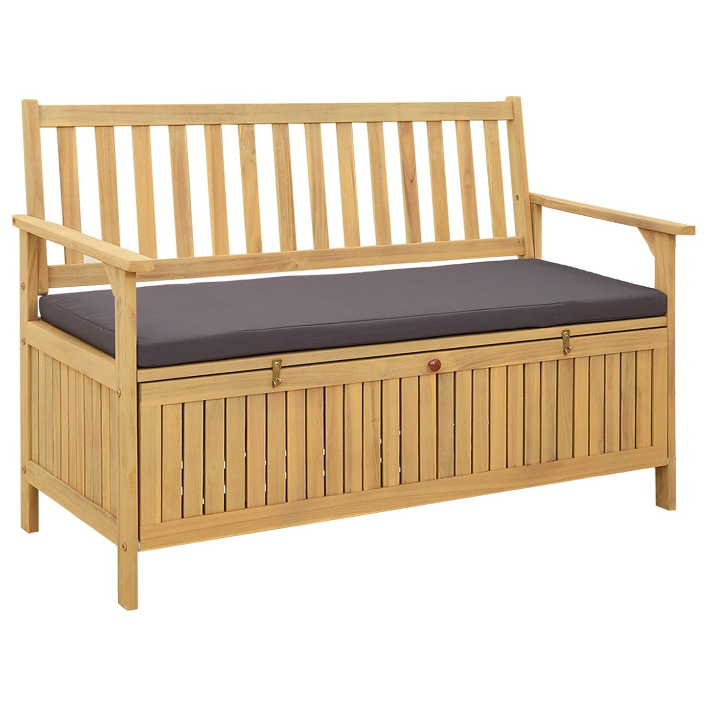 Garten-Aufbewahrungsbank 2 -Seater 120 x 63 x 84 cm Rechteckig