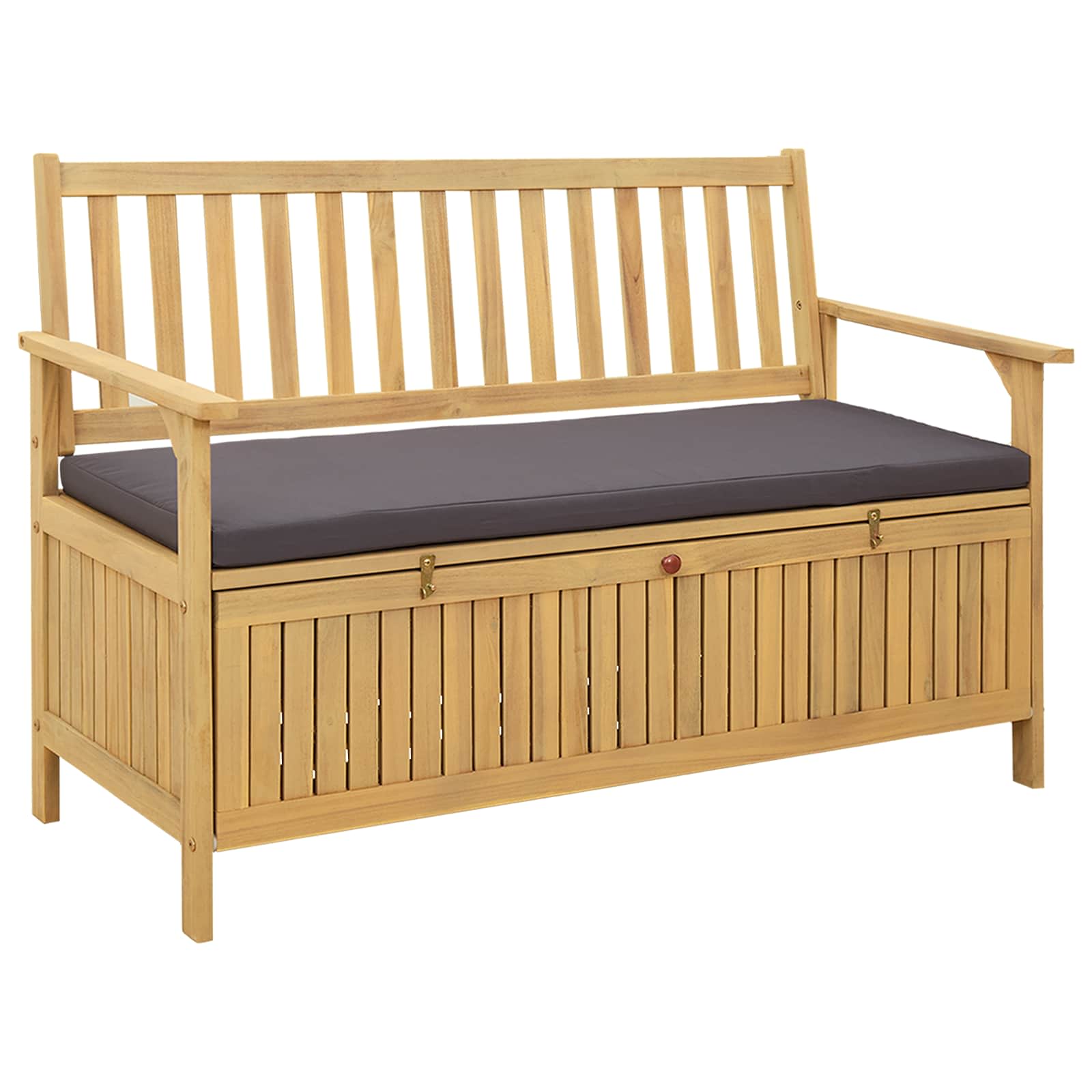 Garten-Aufbewahrungsbank 2 -Seater 120 x 63 x 84 cm Rechteckig