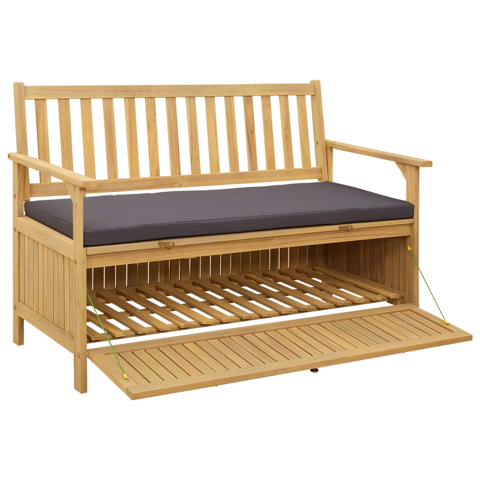 Garten-Aufbewahrungsbank 2 -Seater 120 x 63 x 84 cm Rechteckig