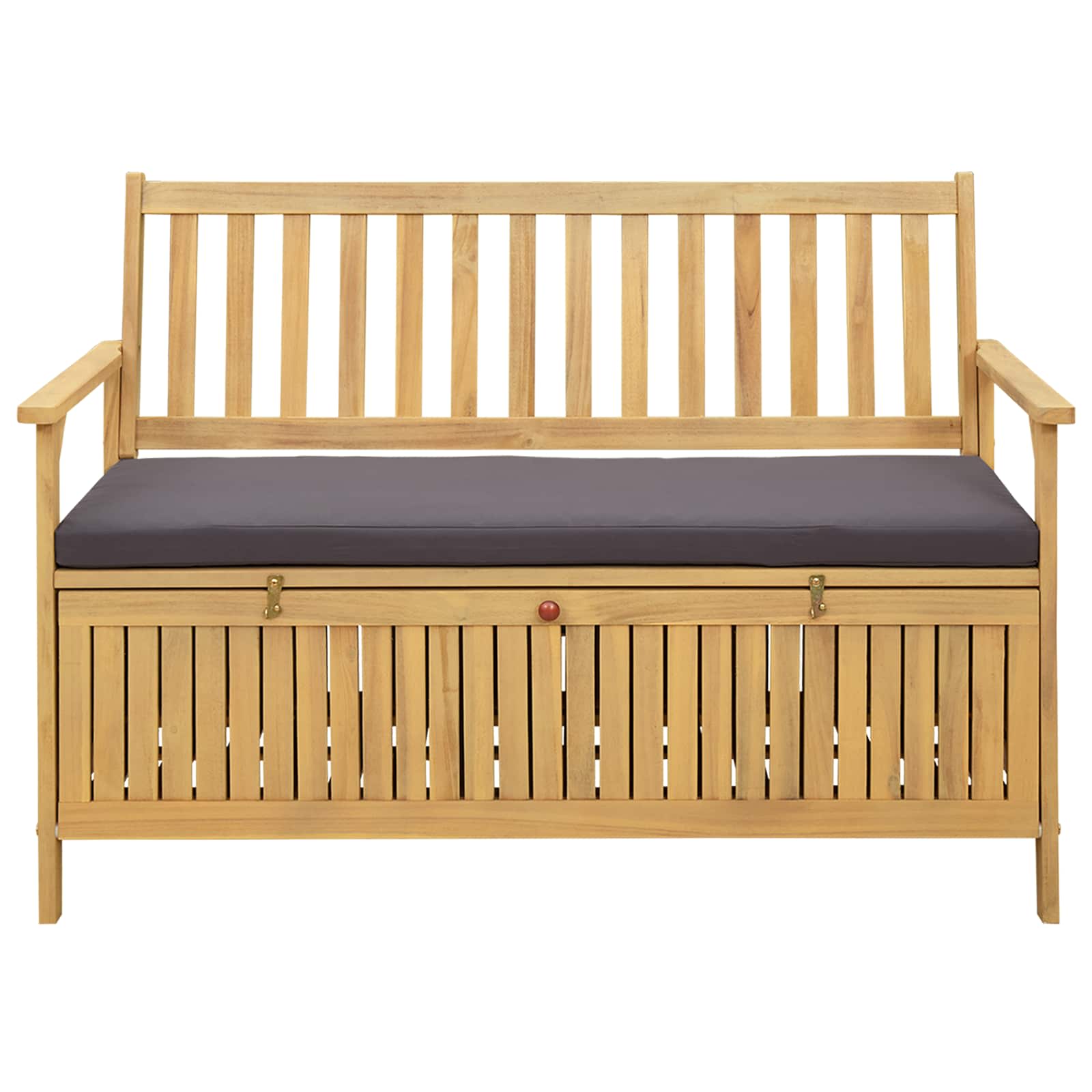Garten-Aufbewahrungsbank 2 -Seater 120 x 63 x 84 cm Rechteckig