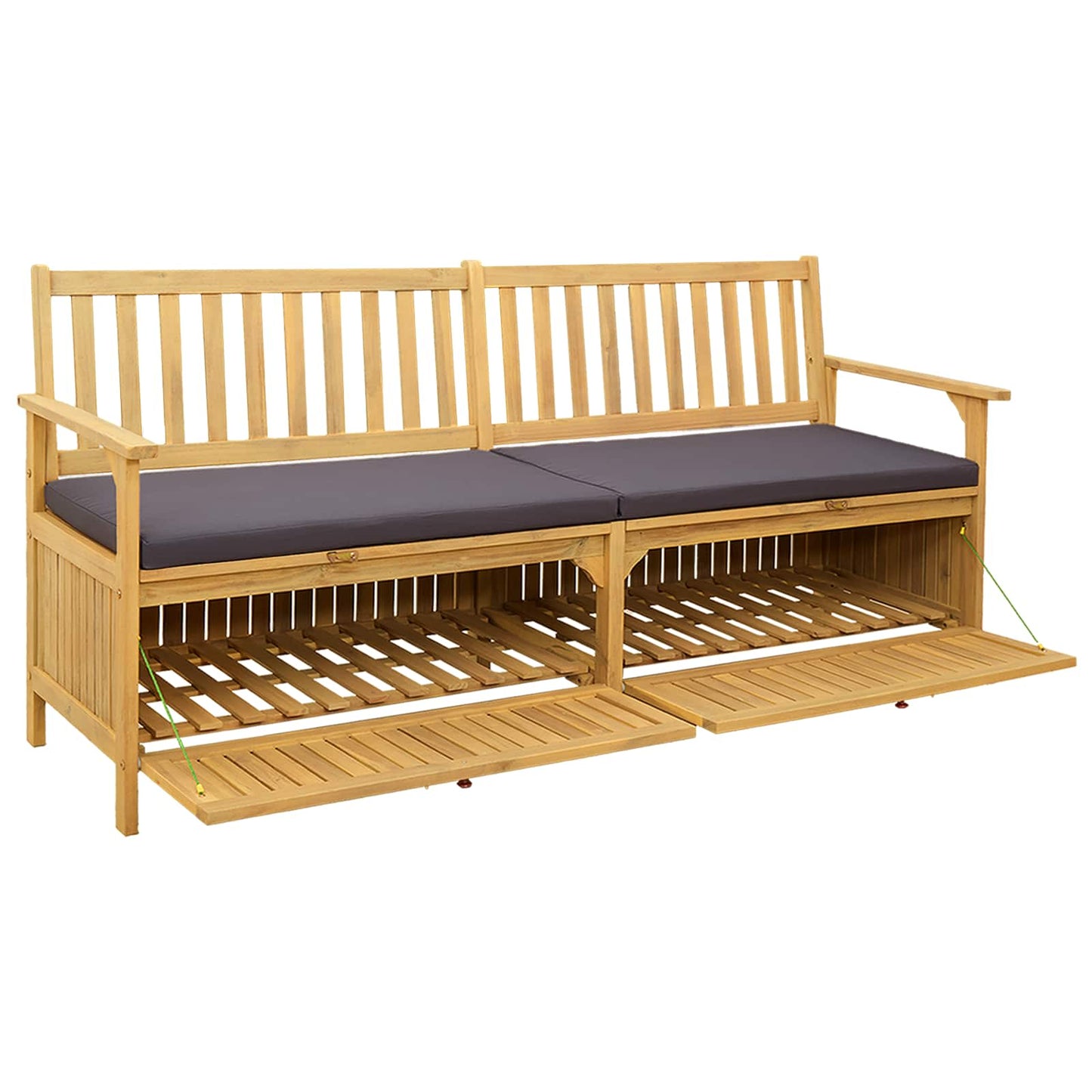 Garten-Aufbewahrungsbank 2 -Seater 170 x 63 x 84 cm Rechteckig