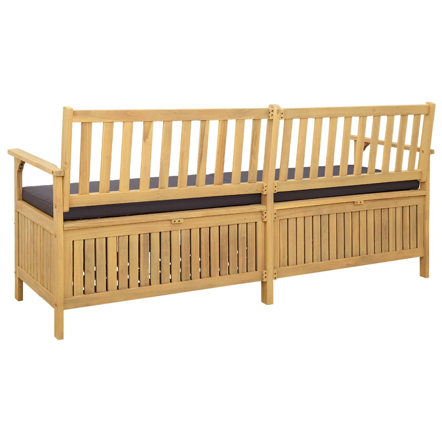 Garten-Aufbewahrungsbank 2 -Seater 170 x 63 x 84 cm Rechteckig