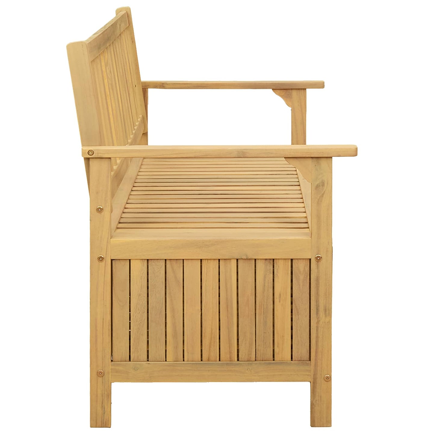 Garten-Aufbewahrungsbank 2 -Seater 120 x 63 x 84 cm Rechteckig