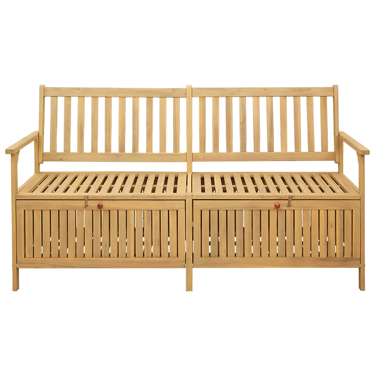 Garten-Aufbewahrungsbank 2 -Seater 170 x 63 x 84 cm Rechteckig